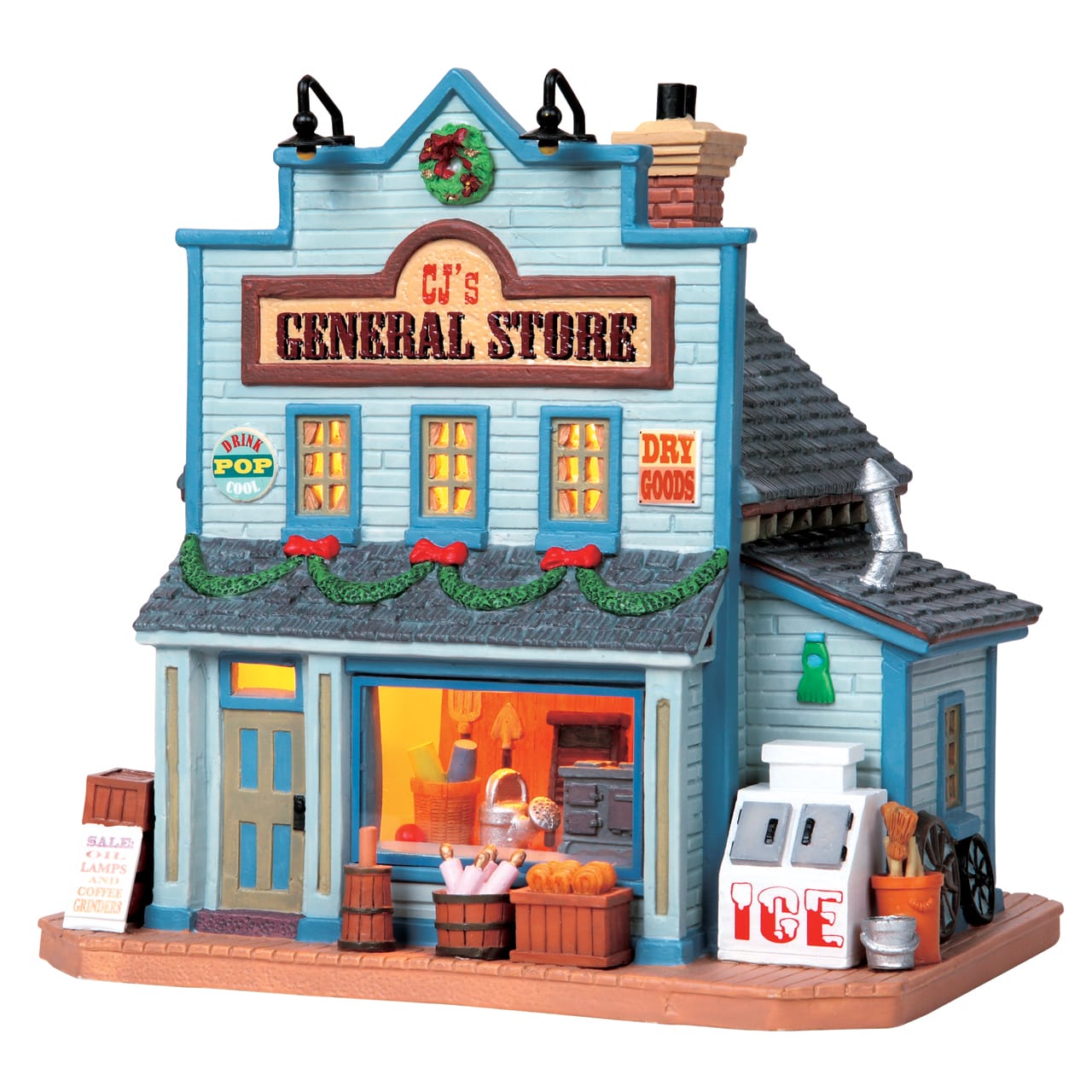 lemax-cj-s-general-store-beleuchtetes-weihnachtsdorf-kaufhaus image 1