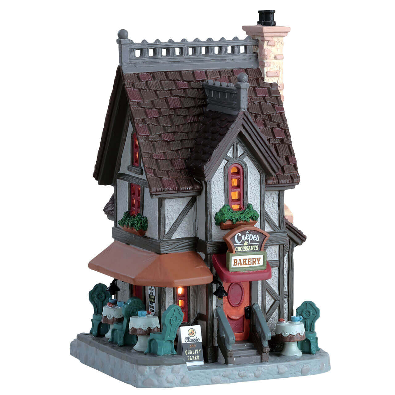 lemax-crepes-croissants-bakery-beleuchtetes-miniaturhaus image 1