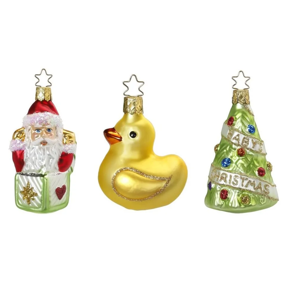 inge-glas-baby-s-erstes-weihnachtsfest-7-9-5-cm-3-st-ck-glas-set image 1