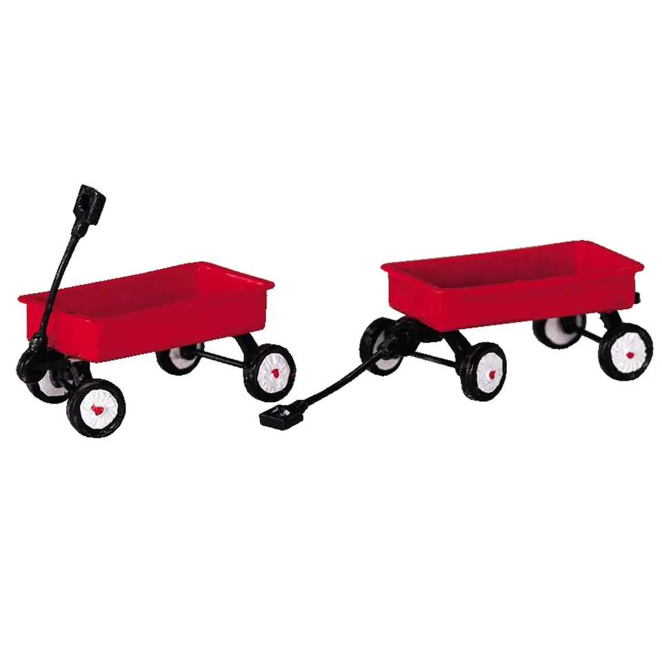 lemax-red-wagons-2er-set-rote-bollerwagen image 1