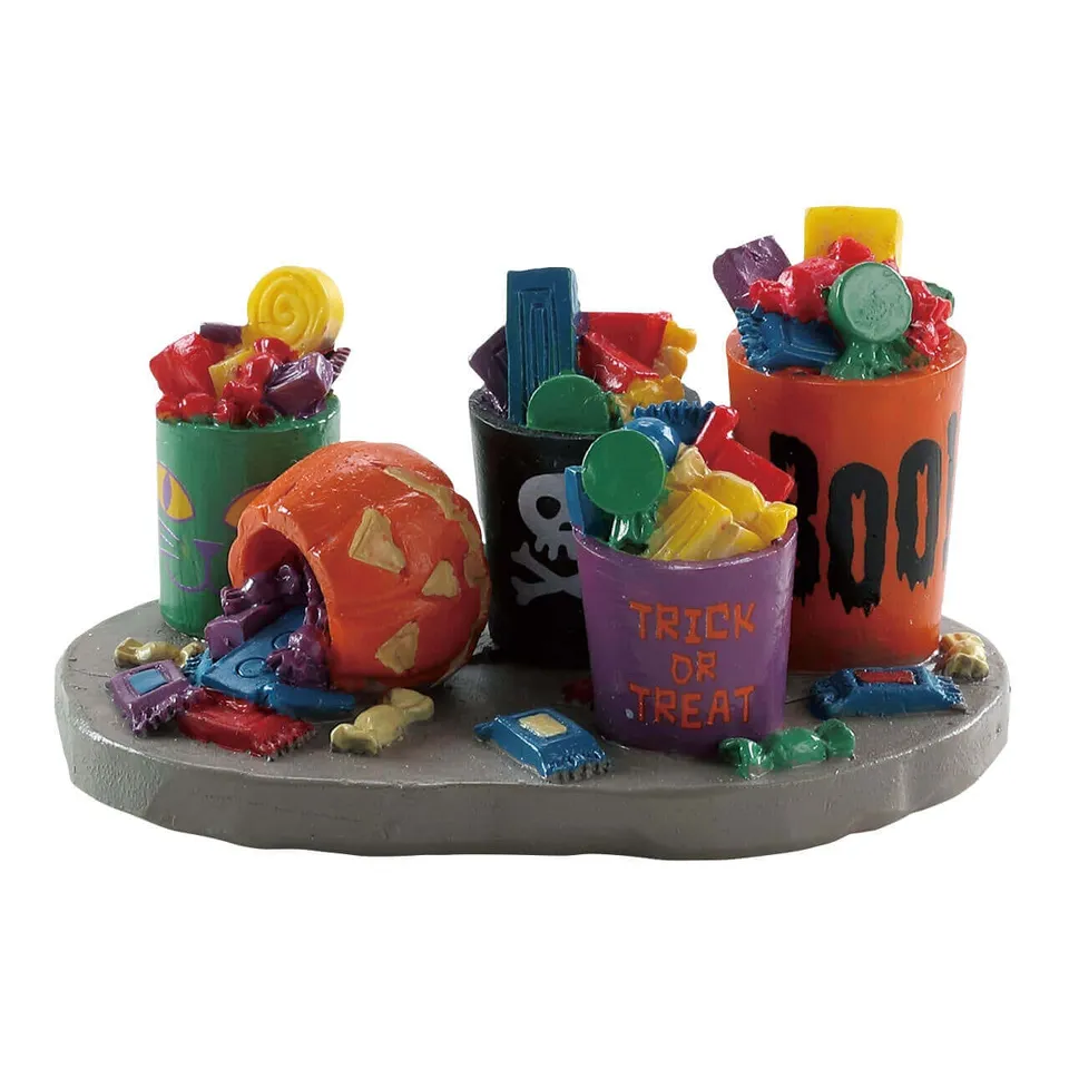 lemax-buckets-of-candy-spooky-town-miniatur-figur image 1