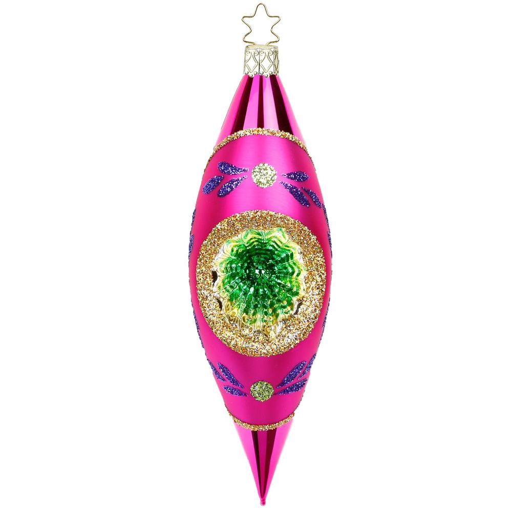 inge-glas-funkelnder-reflex-christbaumkugel-pink-15-cm image 1
