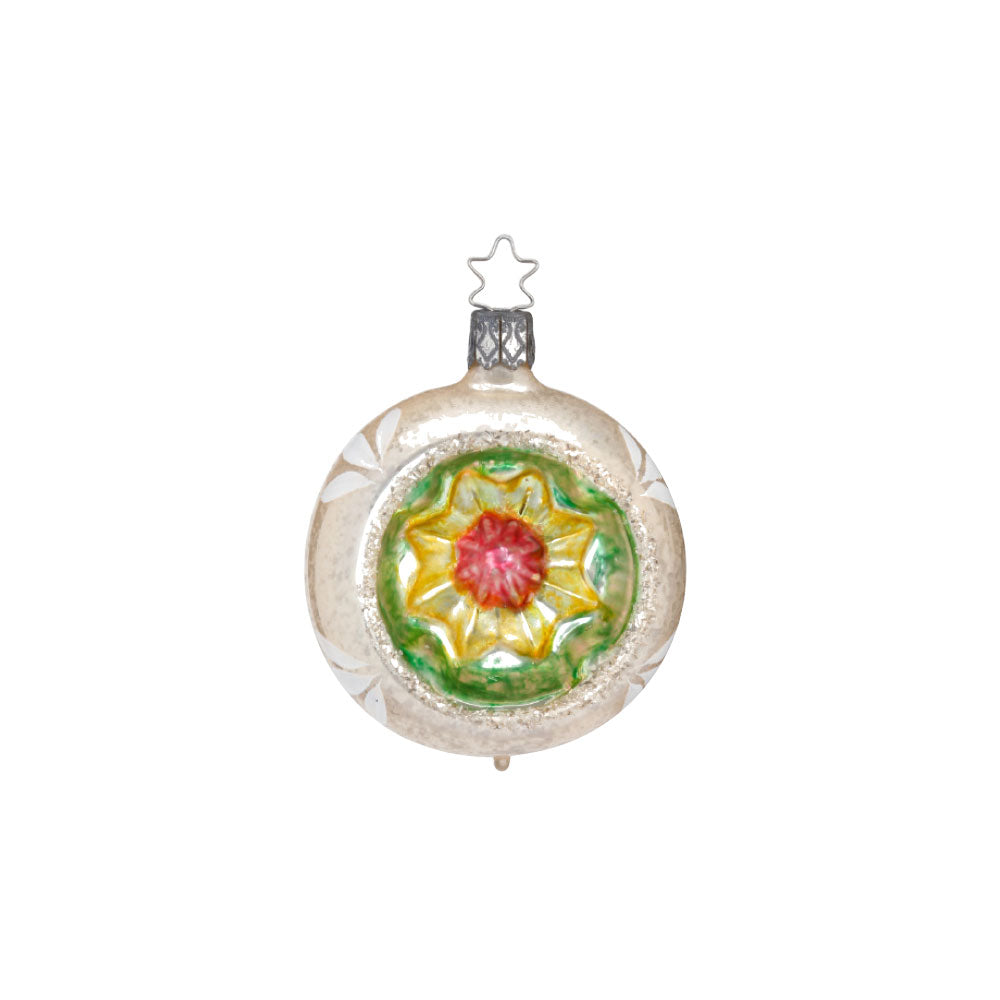 inge-glas-blumenreflex-christbaumkugel-goldener-stern-7-5-cm image 1