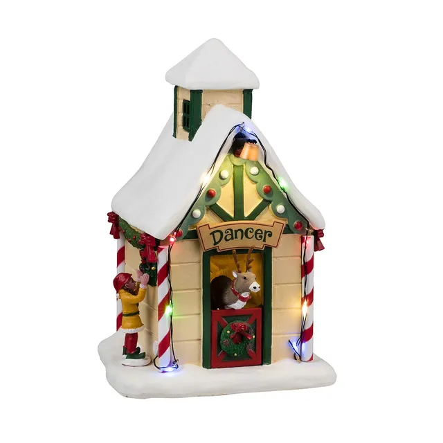 lemax-dancer-s-den-santa-s-wonderland-rentierhaus image 1