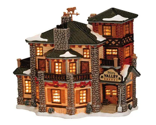 lemax-misty-valley-resort-miniaturgeb-ude-holidays-seasons image 1
