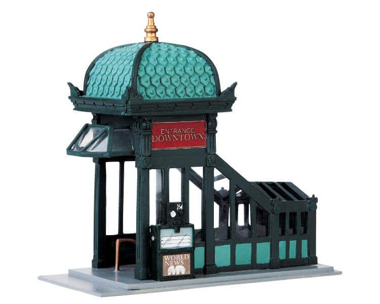 lemax-subway-entrance-miniatur-u-bahn-eingang image 1
