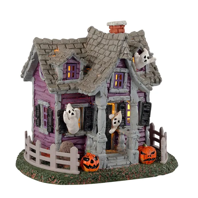 lemax-ghost-cottage-spooky-town-geisterhaus-beleuchtet image 1