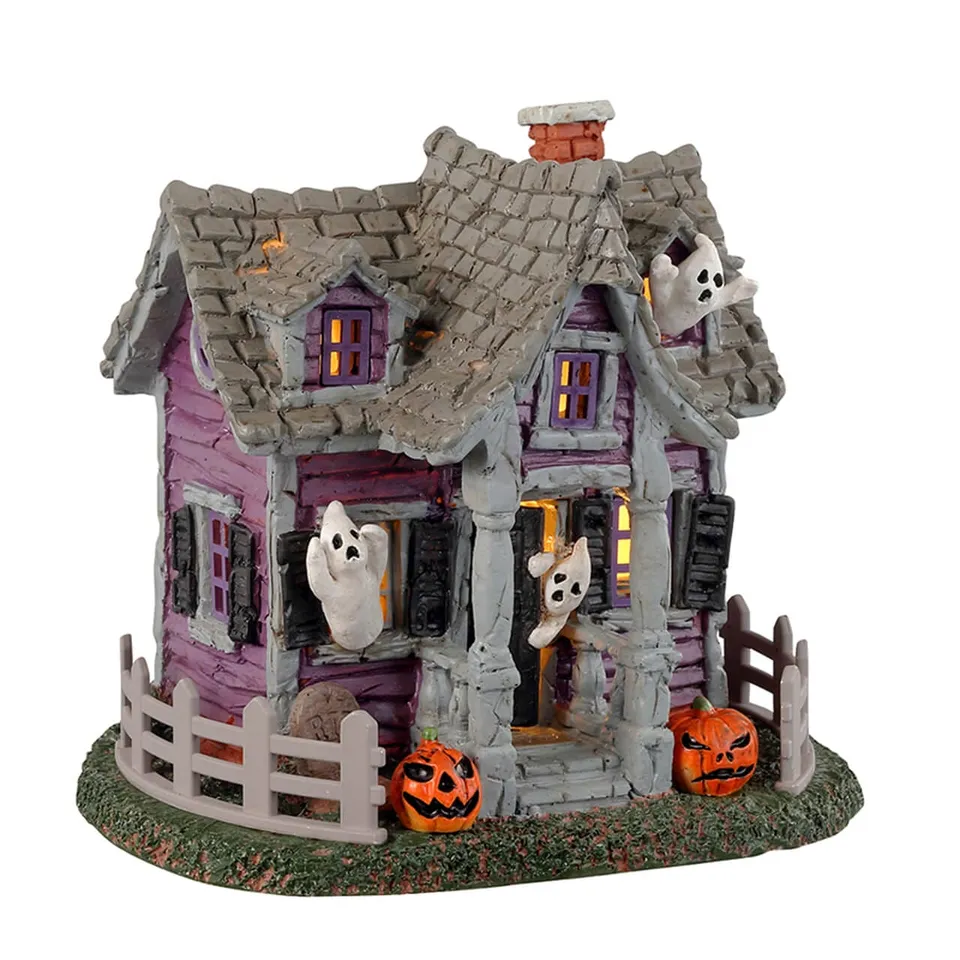 lemax-ghost-cottage-spooky-town-geisterhaus-beleuchtet image 1