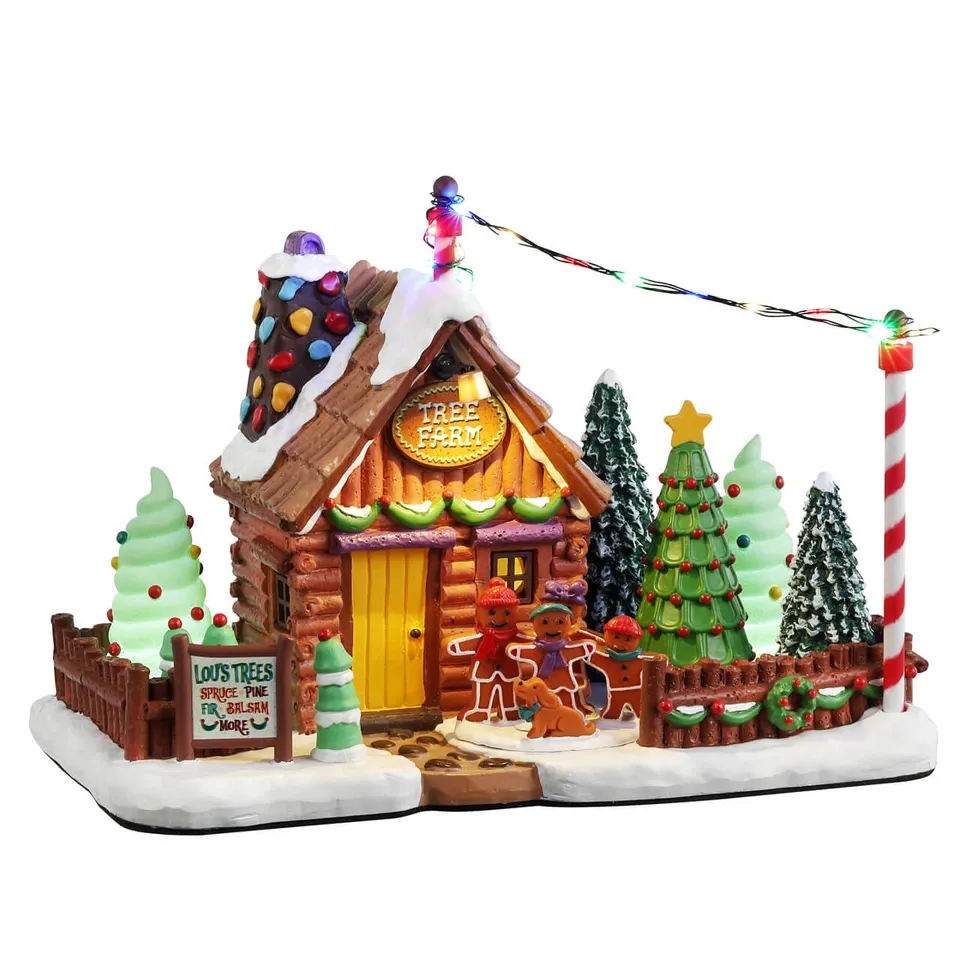 lemax-lou-s-tree-farm-weihnachtsbaum-verkauf-geb-ude image 1