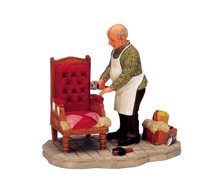 lemax-chair-repair-miniaturfigur-handwerker image 2
