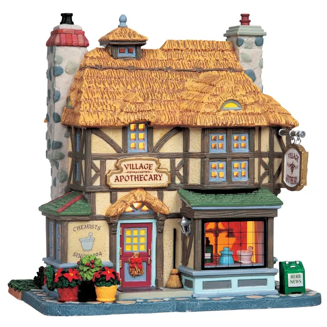 lemax-village-apothecary-miniatur-apotheke image 1