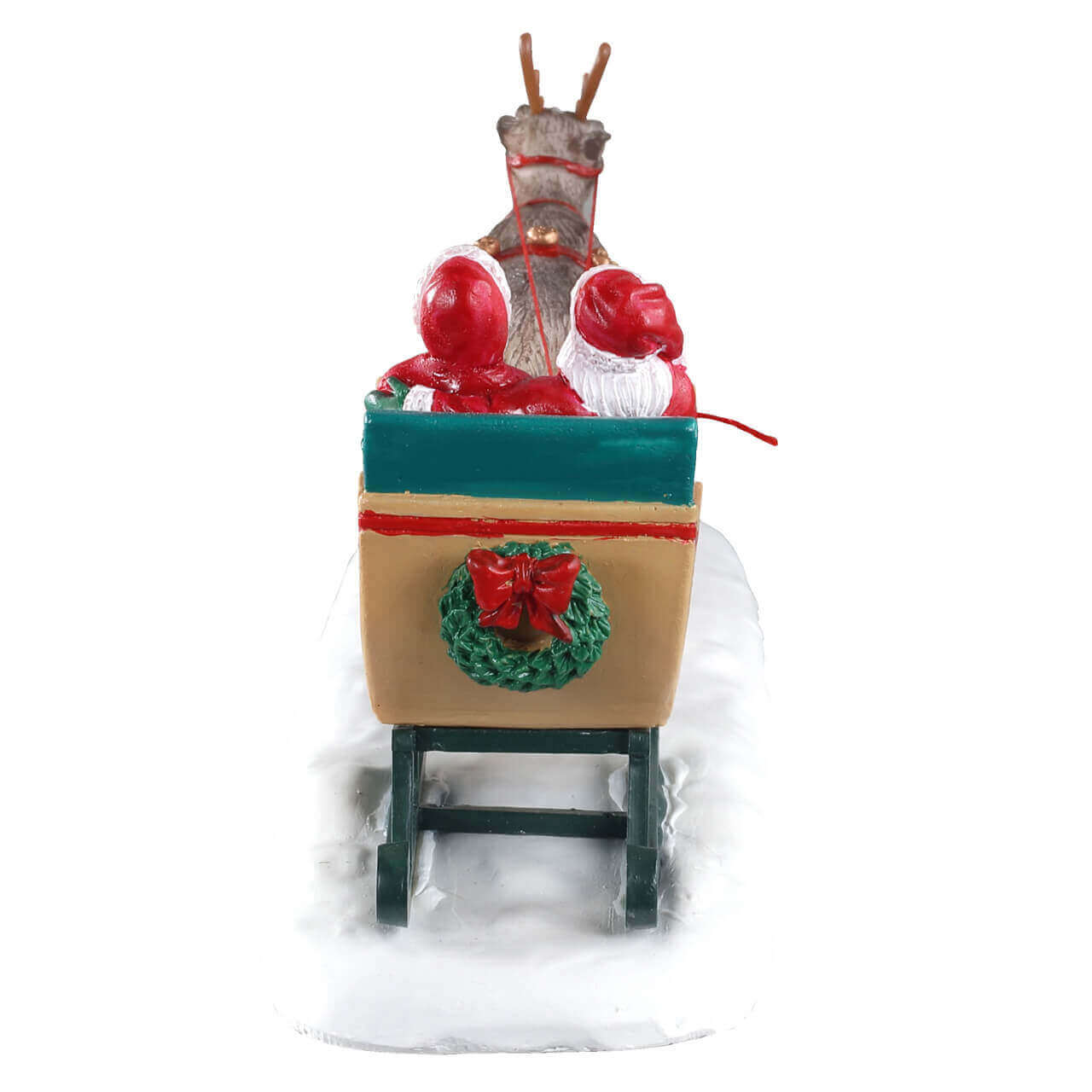 lemax-north-pole-sleigh-ride-schlitten-szene-santa image 4