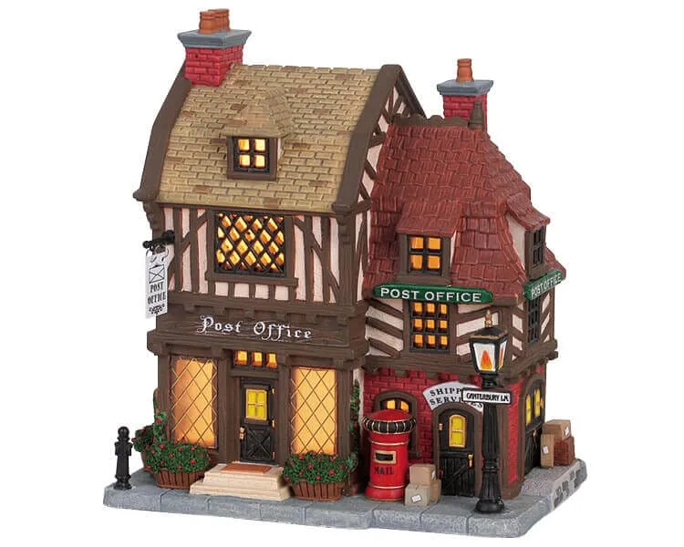 lemax-tudor-post-office-holidays-miniatur-postamt image 1