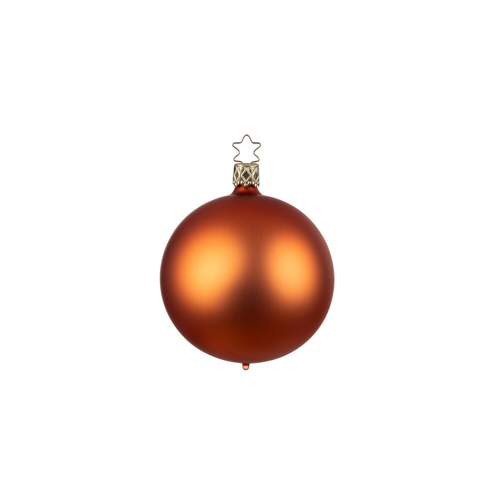 inge-glas-kugeln-christbaumkugeln-aus-glas-orange-matt-8-cm image 2