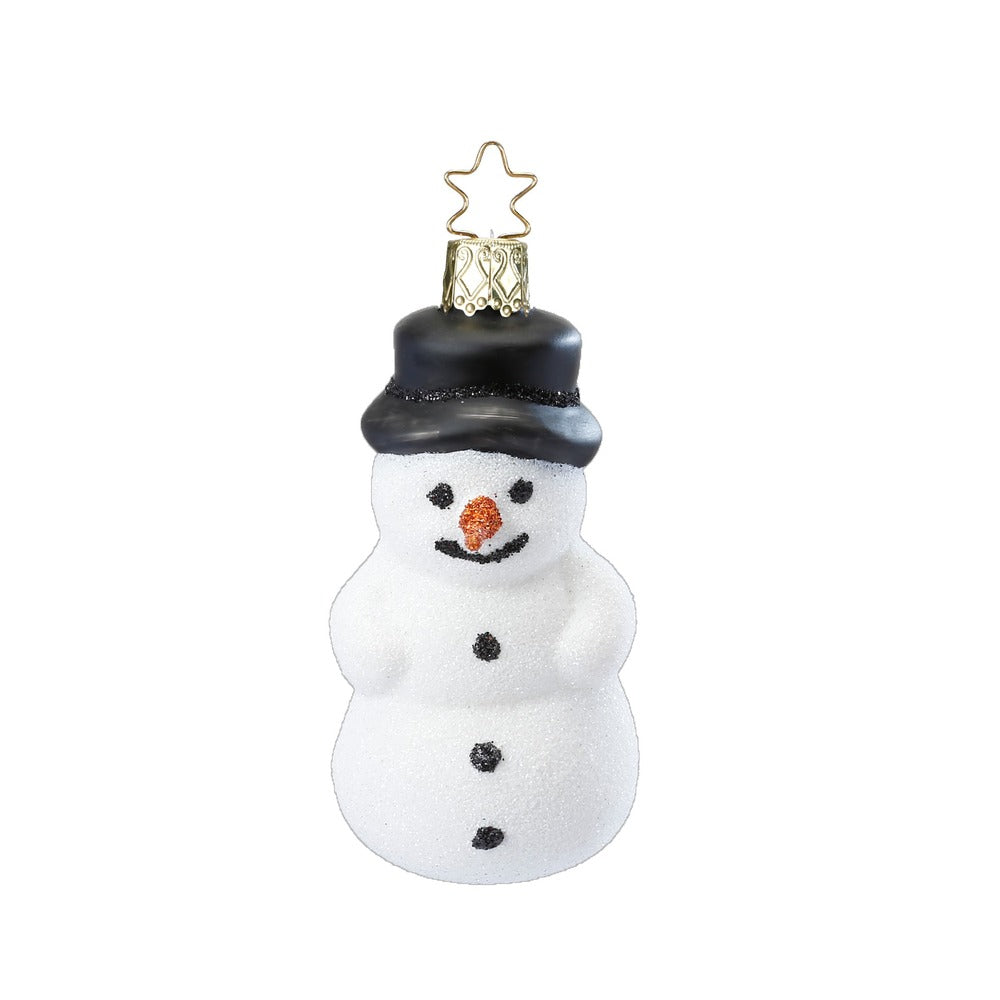 inge-glas-siegfried-schnee-christbaumkugel-aus-glas-wei-8-cm image 1
