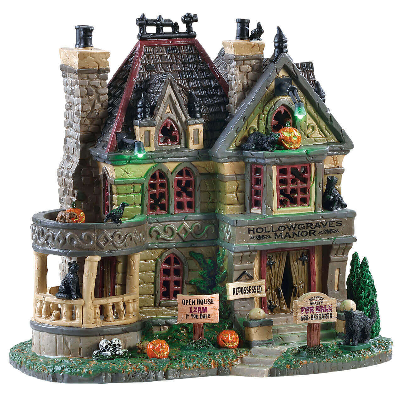 lemax-hollowgraves-manor-spooky-town-geb-ude image 1