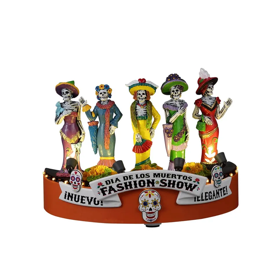 lemax-catarinas-fashion-show-spooky-town-beleuchtete-szene image 1