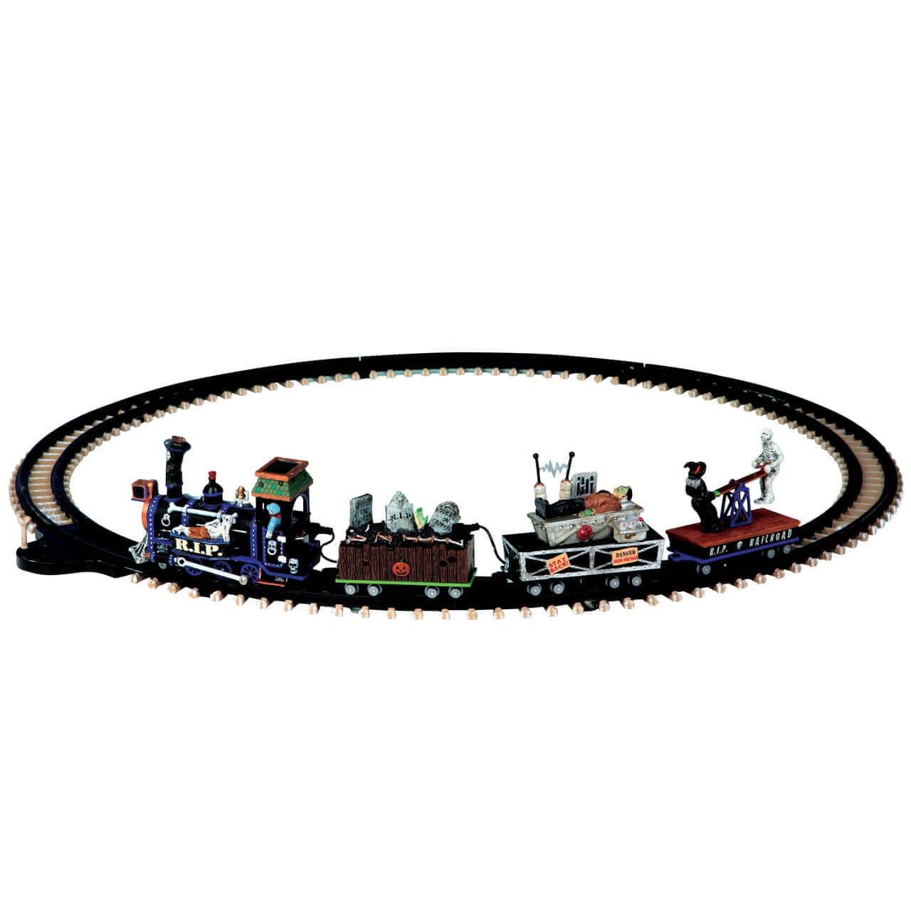 lemax-r-i-p-railroad-spooky-town-modelleisenbahn-set-mit-sound image 1
