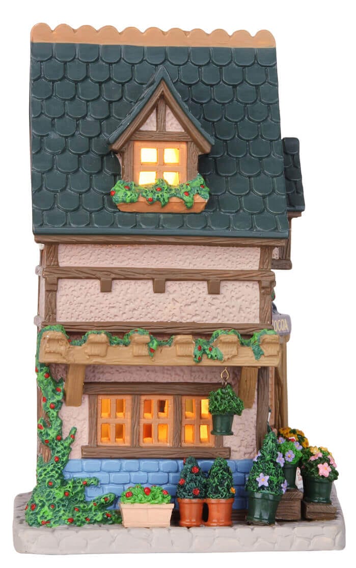 lemax-mcmann-s-florist-laden-beleuchtetes-weihnachtsdorf-geb-ude image 3