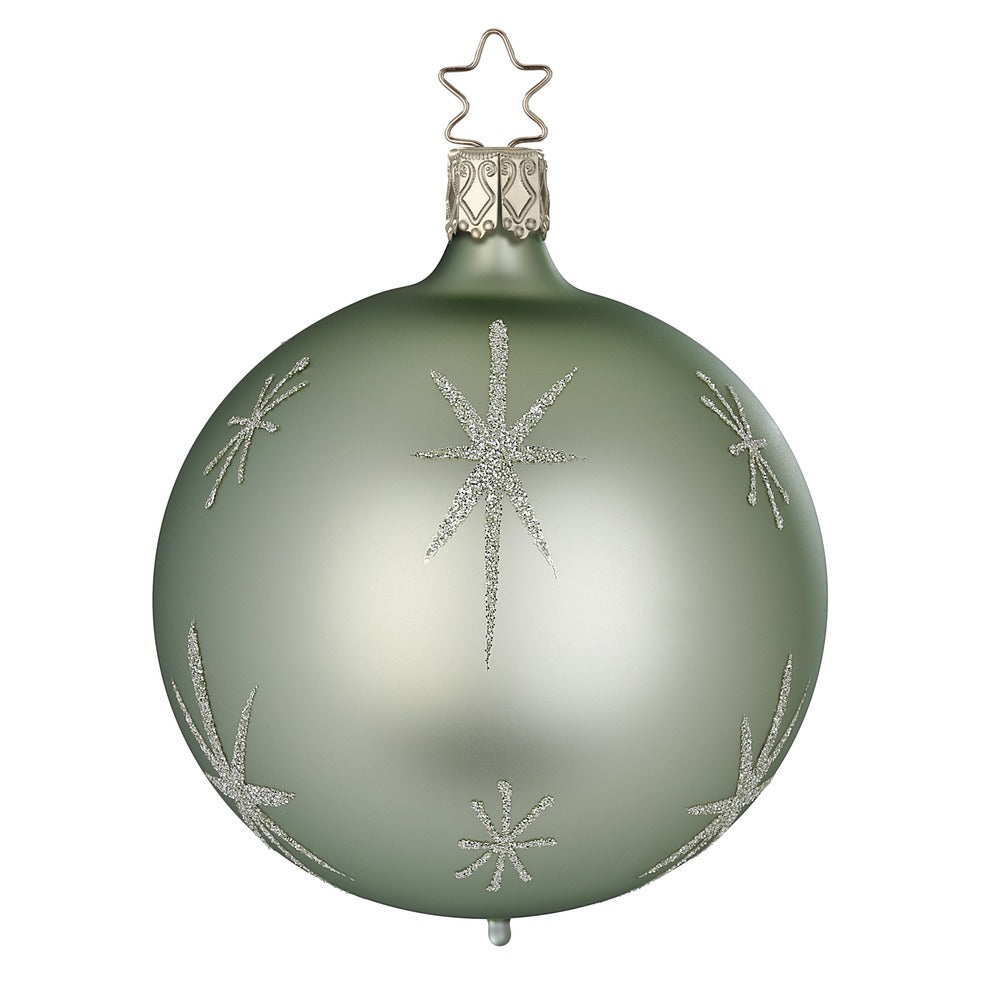 inge-glas-sternentanz-10-cm-handgefertigte-christbaumkugel-mit-tanzenden-sternen image 1