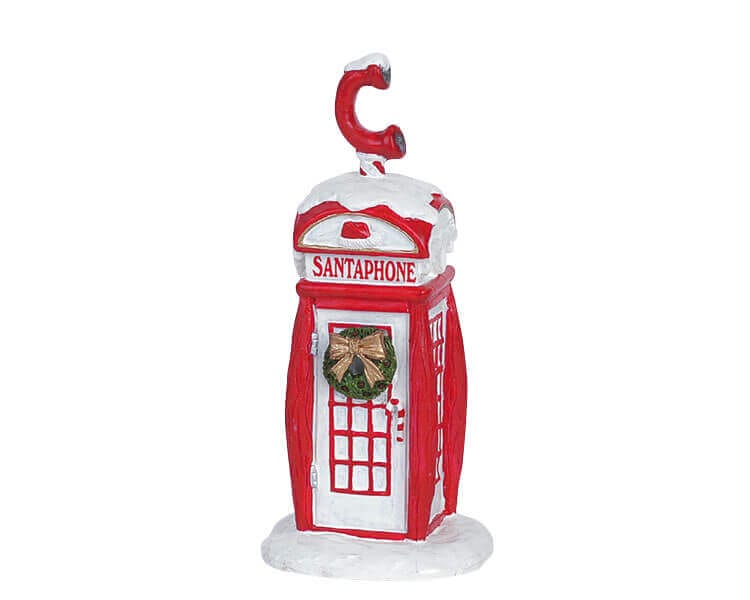 lemax-north-pole-phone-booth-miniatur-zubeh-r-telefonzelle image 1