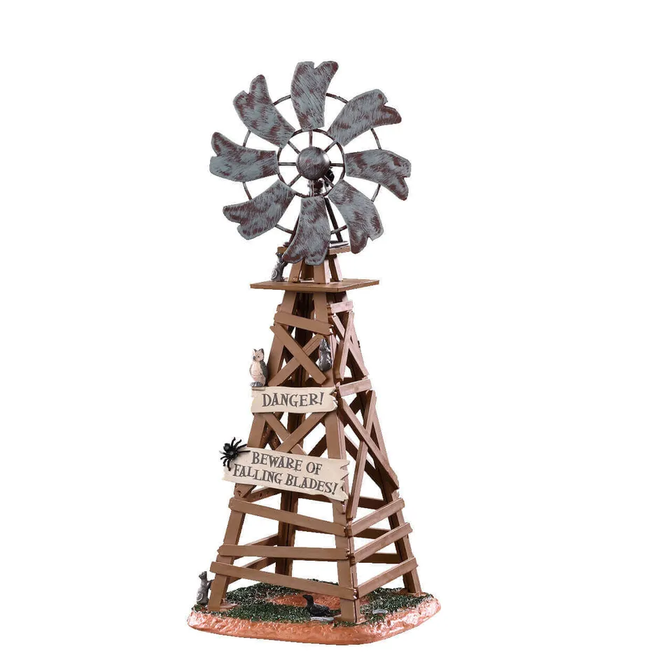 lemax-spooky-windmill-gruselige-windm-hlen-deko-spooky-town image 1