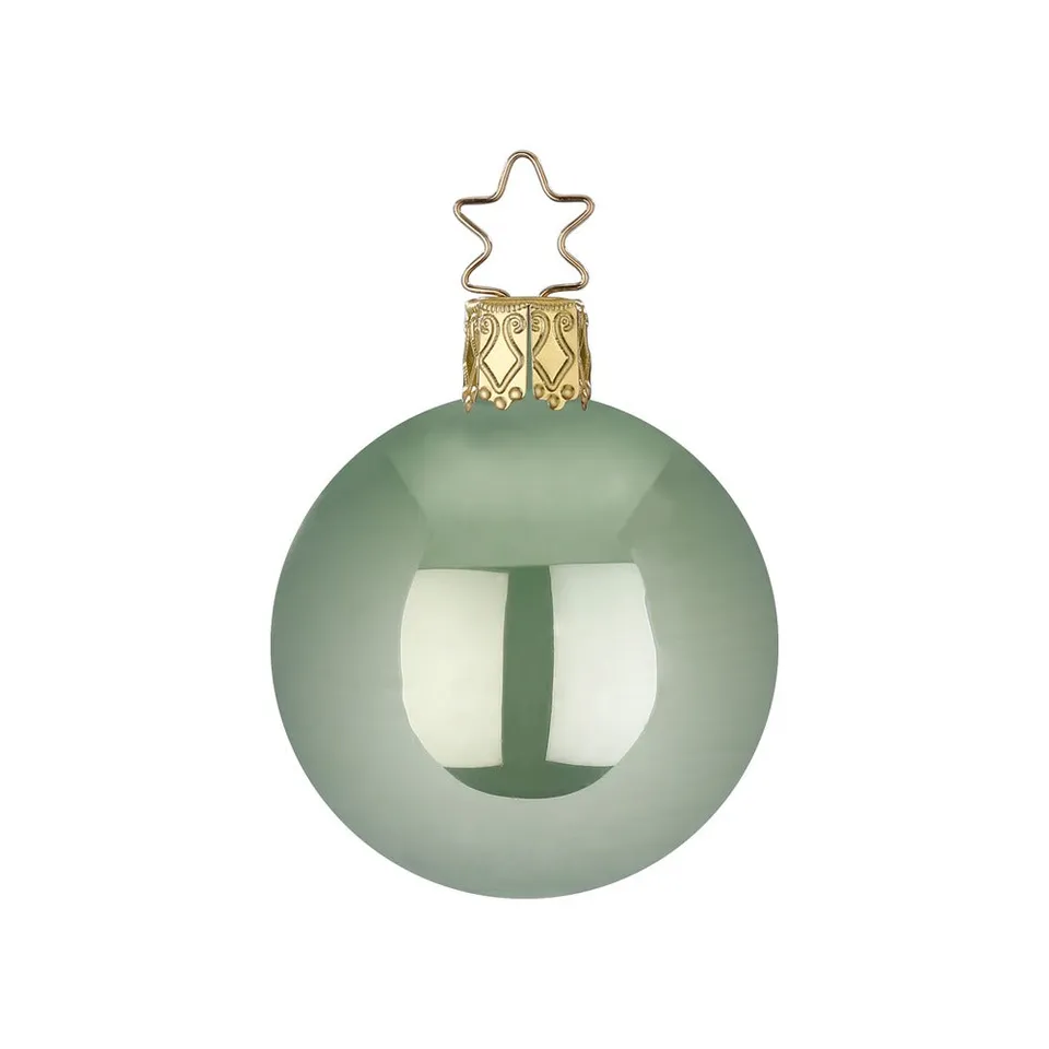 inge-glas-kugel-christbaumkugel-salbei-opal-12-cm image 1