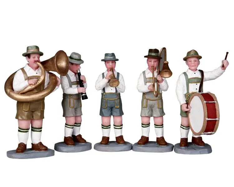 lemax-oom-pah-band-weihnachtsdorf-figur-musikkapelle image 1