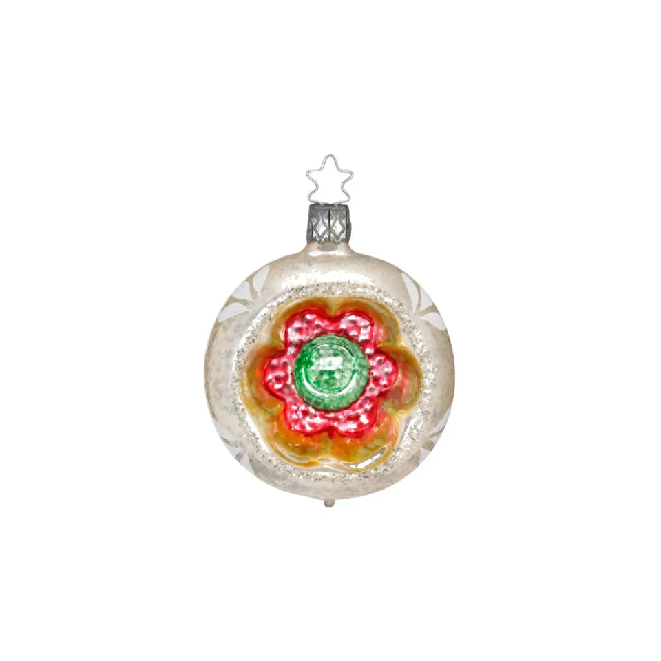 inge-glas-blumenreflex-christbaumkugel-gr-n-gold-7-5-cm image 1