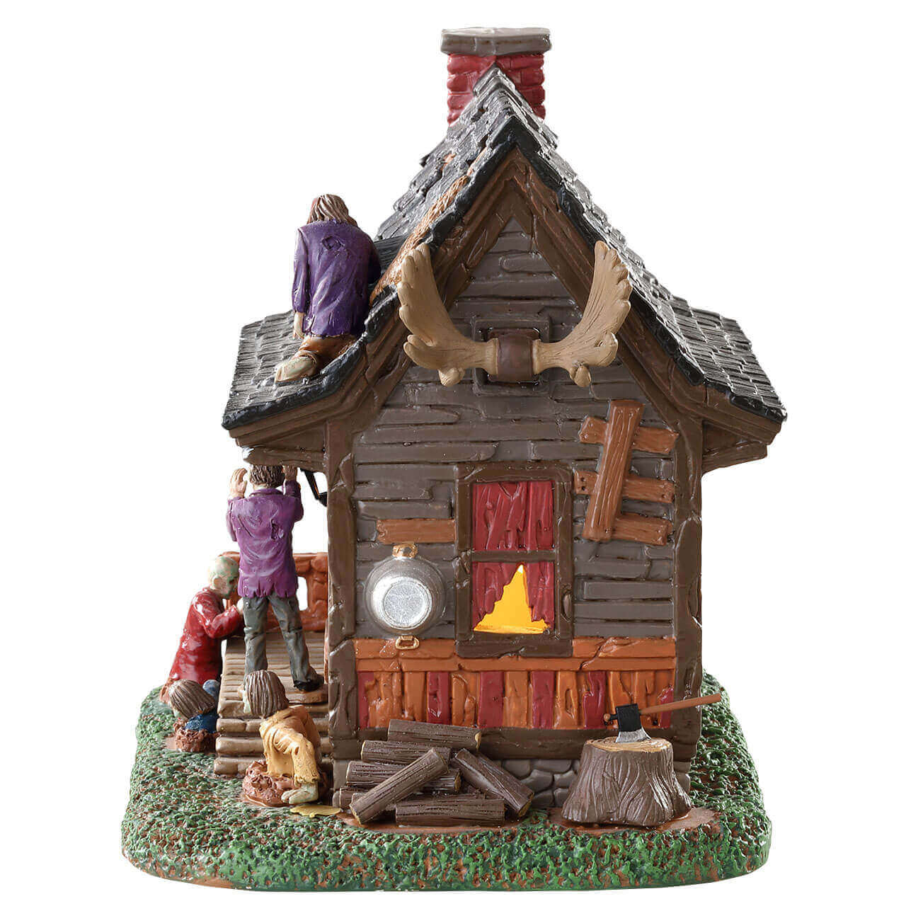 lemax-creepy-cabin-spooky-town-gruselhaus image 2