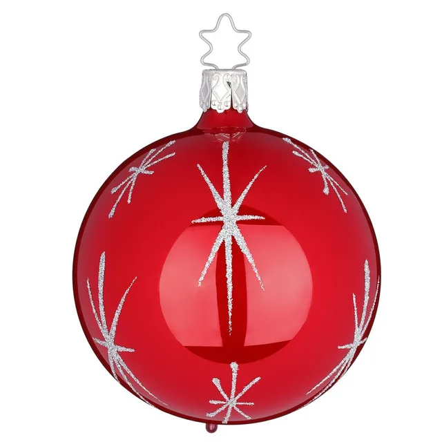inge-glas-sternentanz-christbaumkugel-8-cm-rot image 1