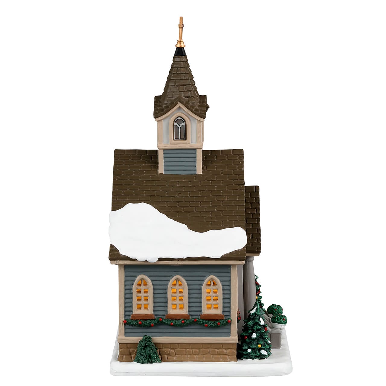 lemax-small-town-church-caddington-beleuchtete-kirche image 2