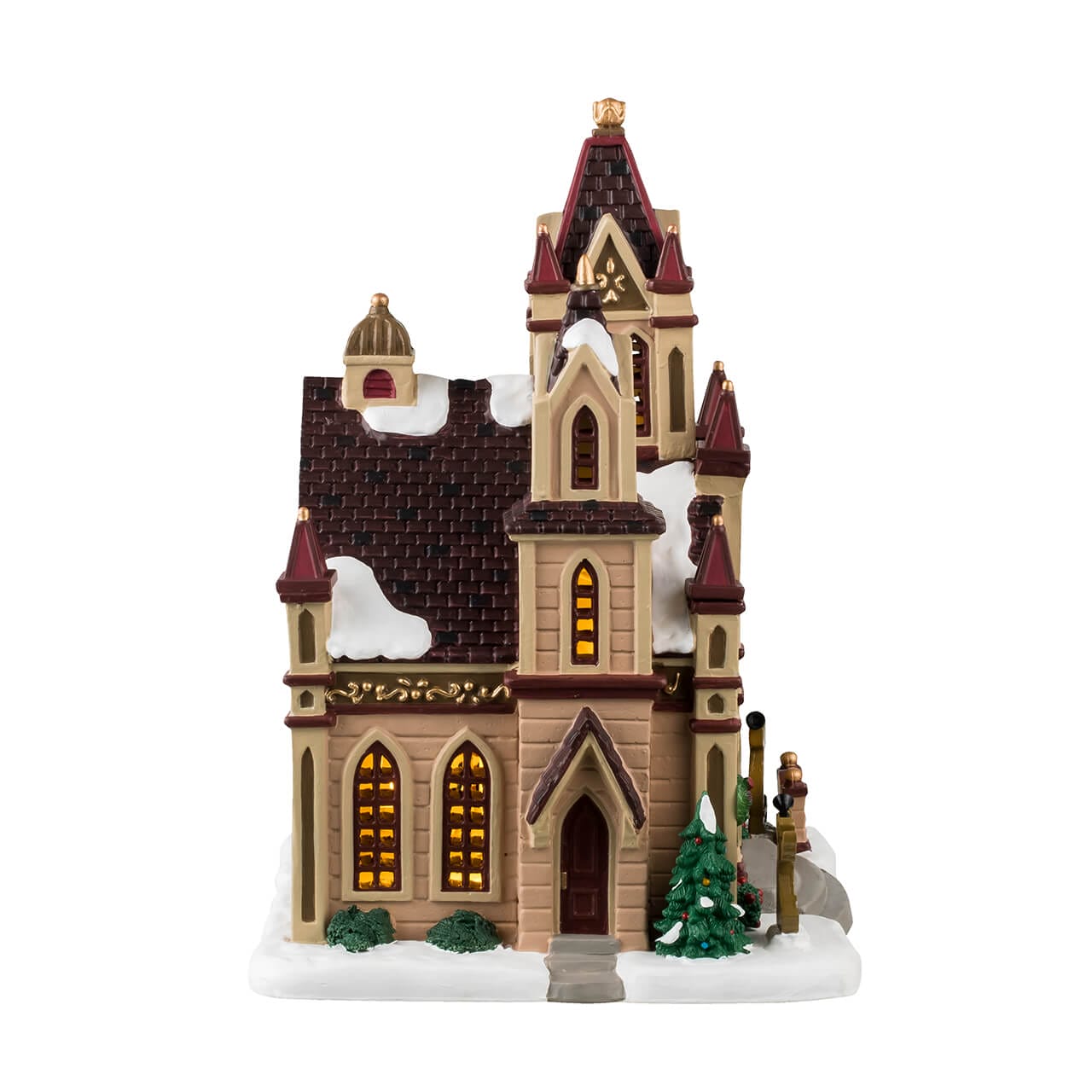 lemax-grace-cathedral-caddington-village-kirche image 2