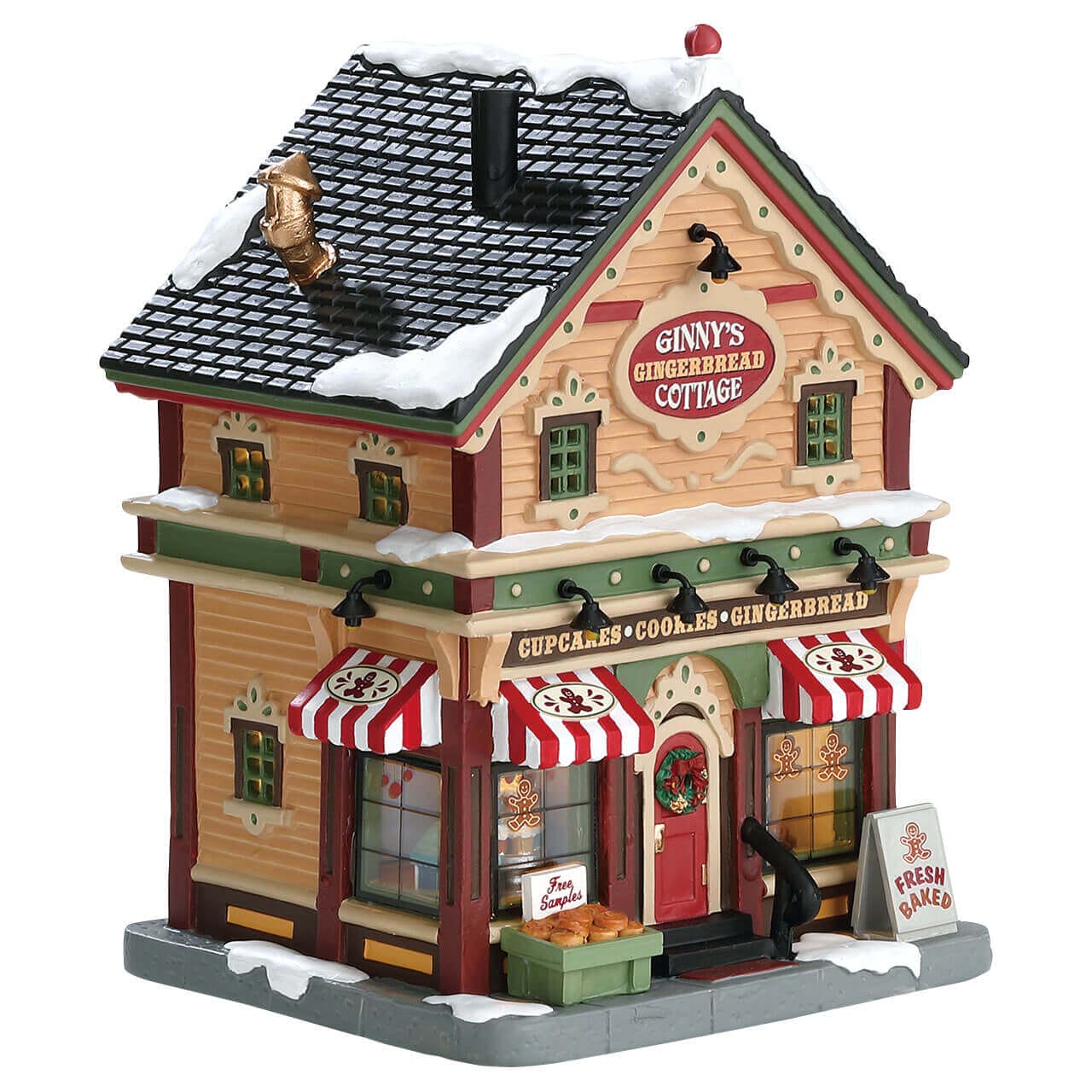 lemax-ginny-s-gingerbread-cottage-lebkuchenhaus-miniatur image 1