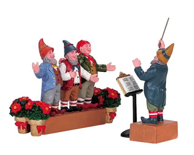 lemax-elf-carolers-miniatur-figurenset image 1