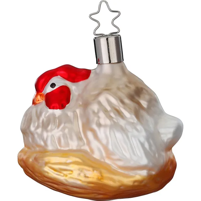 inge-glas-manufaktur-glucke-christbaumschmuck-6-5-cm image 1