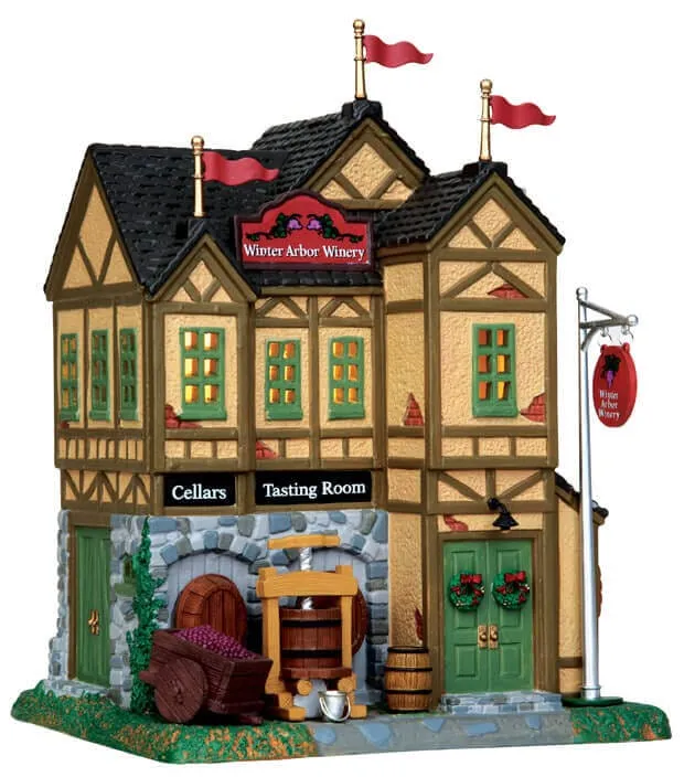 lemax-winter-arbor-winery-miniatur-weingut image 1
