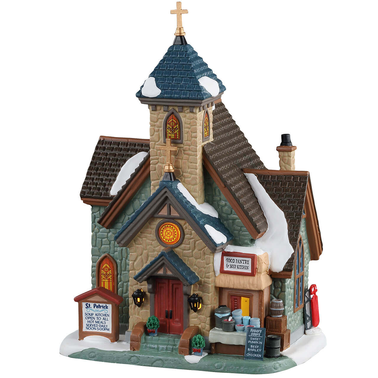 lemax-st-patrick-s-food-pantry-soup-kitchen-caddington-kirche image 4