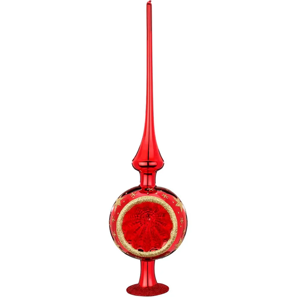 inge-glas-sternenhimmel-baumspitze-rot-glanz-36-cm image 1
