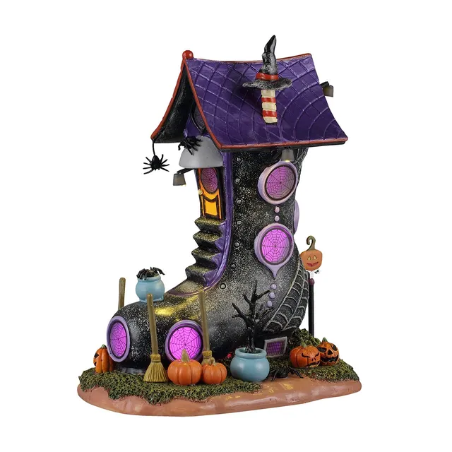 lemax-spiderweb-manor-spooky-town-haus image 1