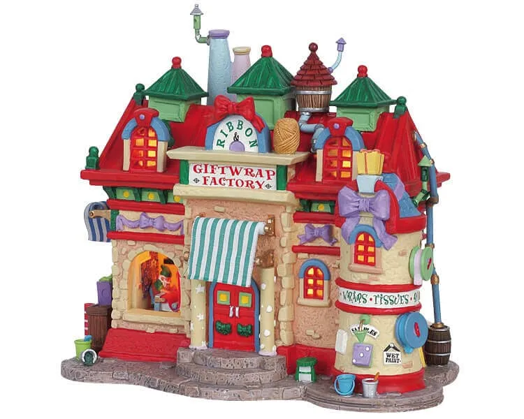 lemax-ribbon-giftwrap-factory-miniatur-geb-ude image 1