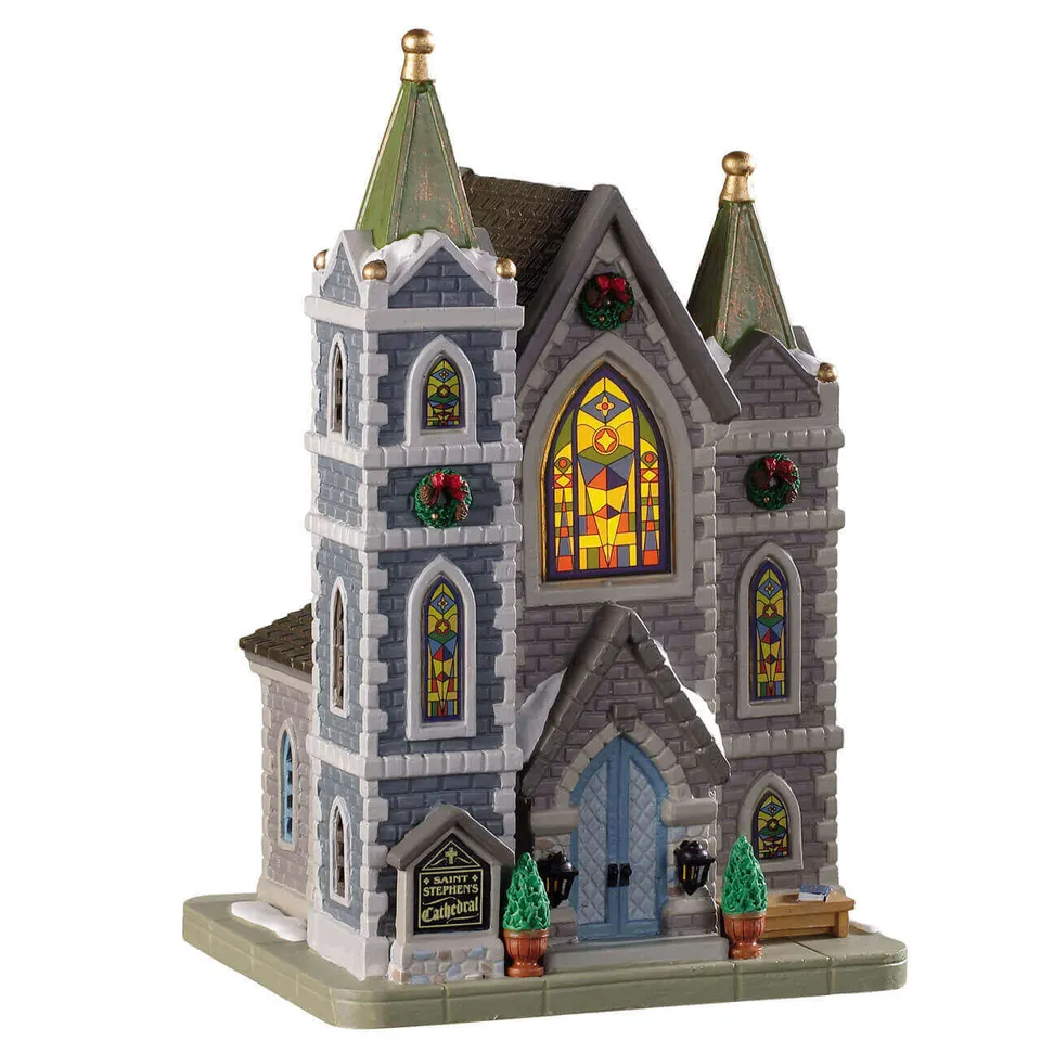 lemax-st-stephen-s-cathedral-beleuchtete-miniatur-kathedrale image 1