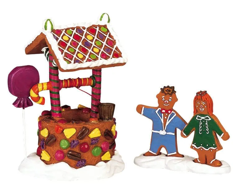 lemax-wishing-well-of-delights-miniatur-brunnen-sugar-n-spice image 1