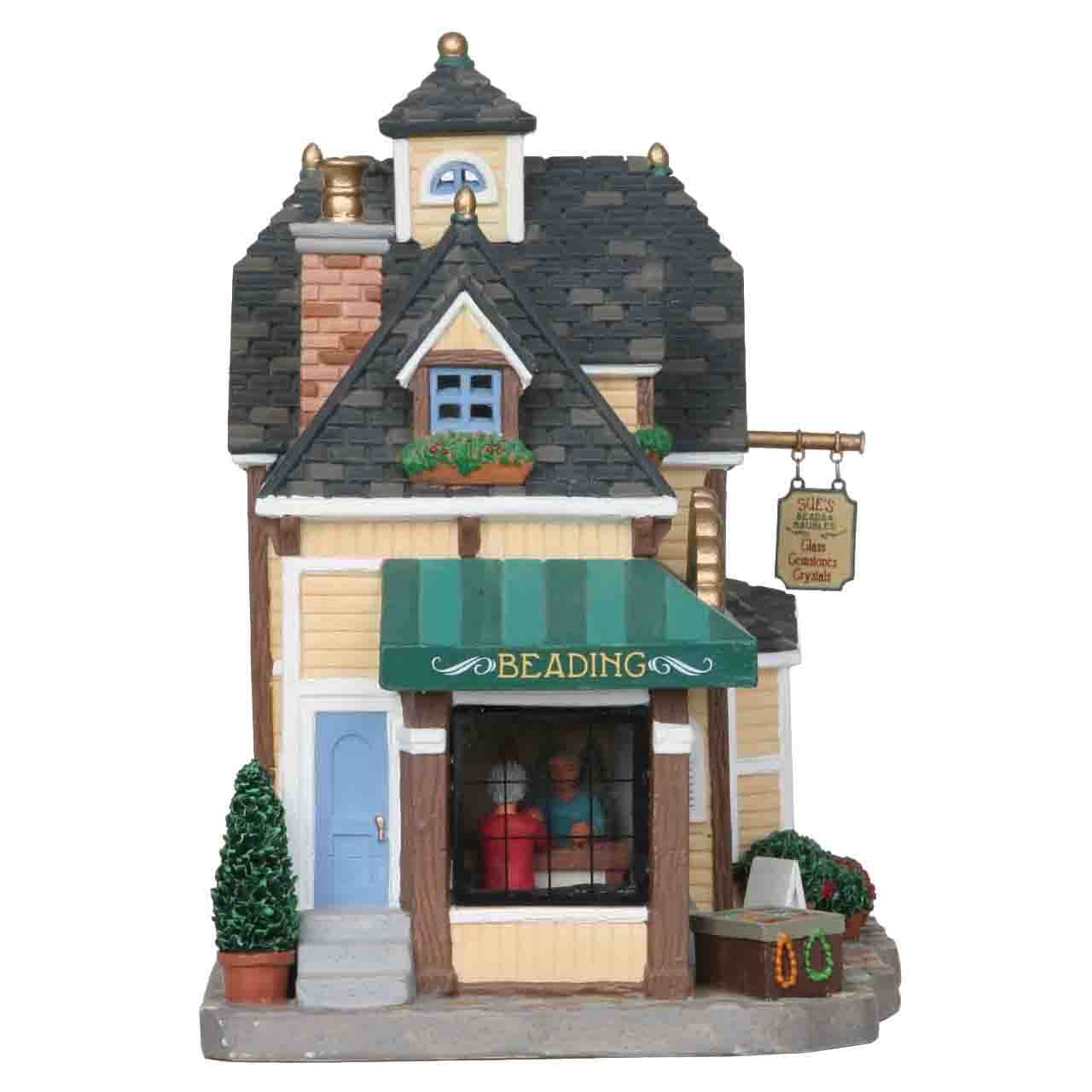 lemax-sue-s-beads-baubles-miniatur-gesch-ft-f-r-weihnachtsdorf image 2