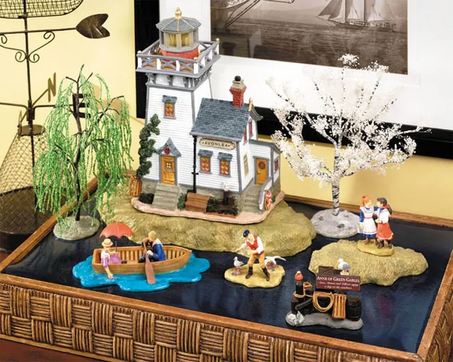 lemax-avonlea-lighthouse-set-miniatur-leuchtturm-set image 1