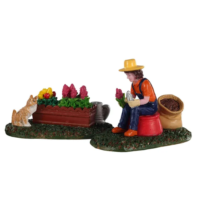 lemax-garden-grooming-gartenfiguren-set image 1