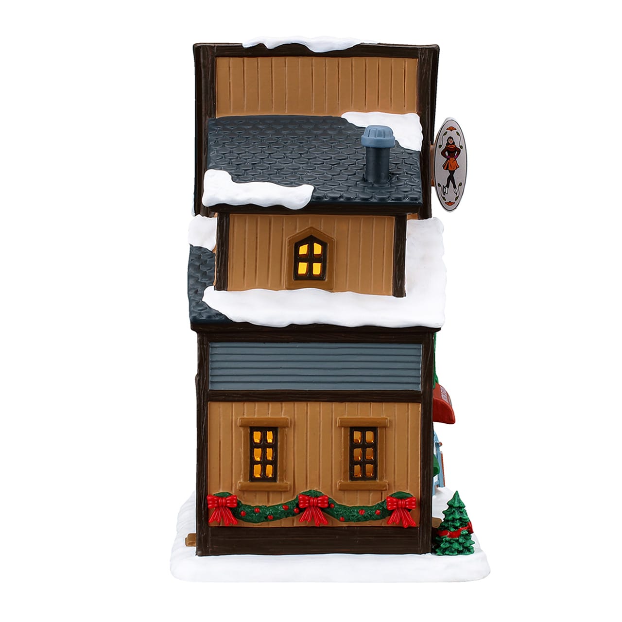 lemax-wally-s-winter-skate-shop-miniaturhaus-vail-village image 2