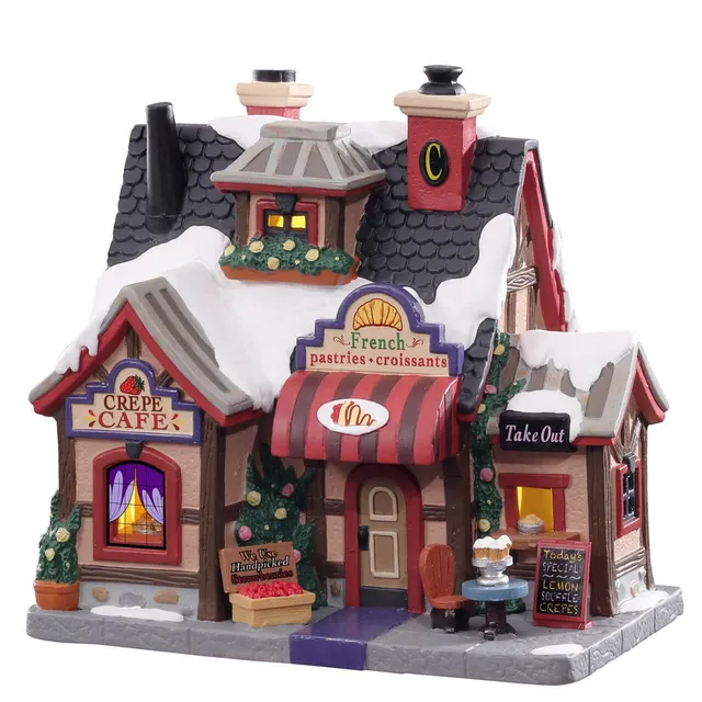 lemax-crepe-cafe-pariser-flair-in-ihrer-weihnachtswelt-sammelgeb-ude-aus-der-ser image 1