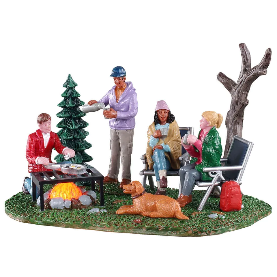 lemax-camping-couples-holidays-miniatur-figurengruppe image 1