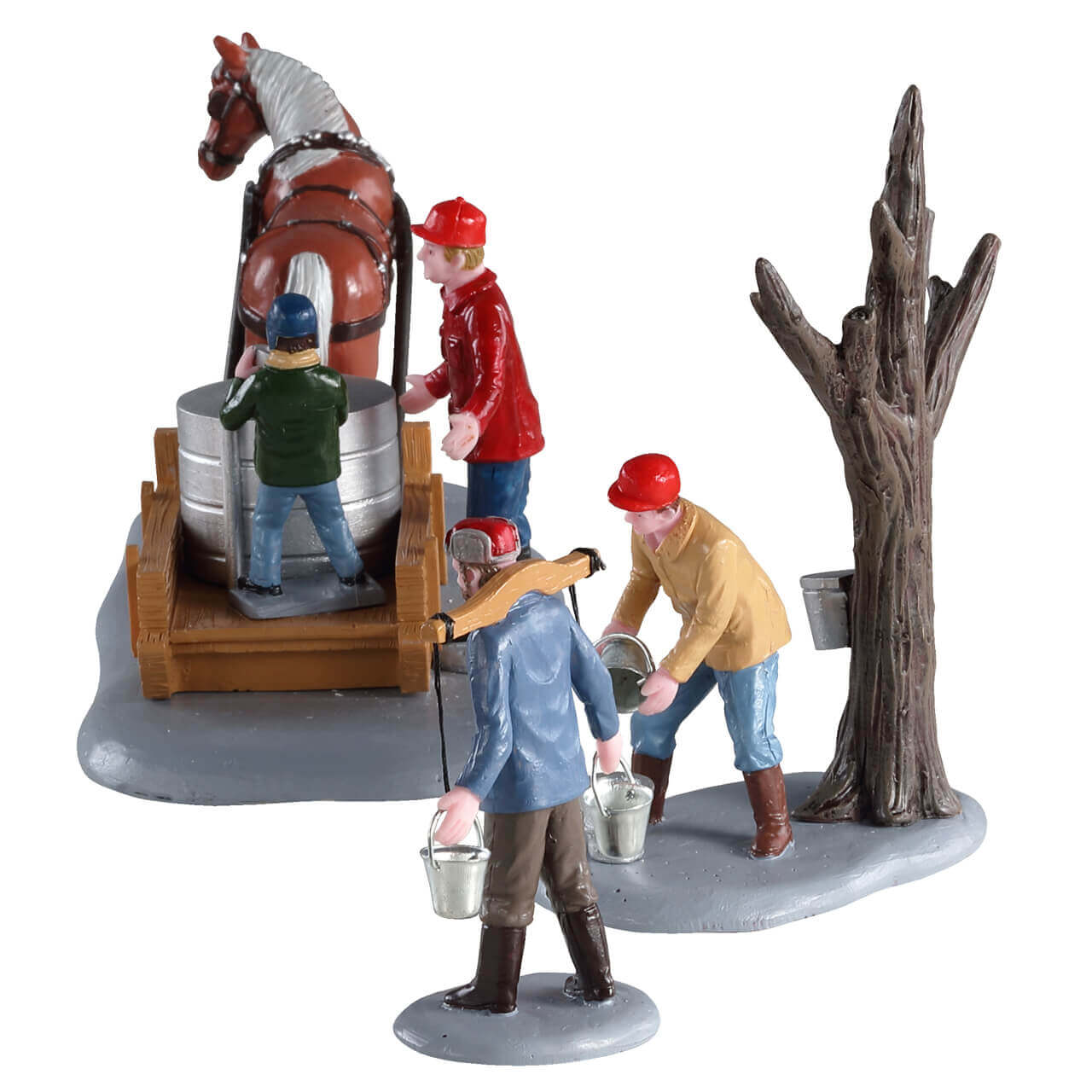 lemax-maple-syrup-season-miniatur-set-ahorn-ernte image 3